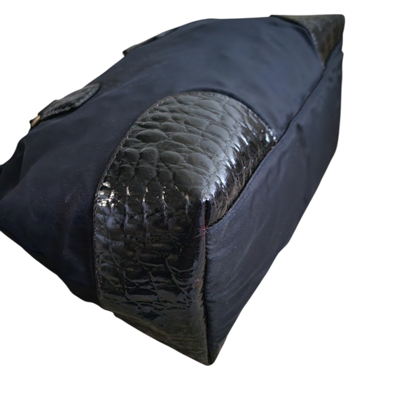 Prada Navy and Black Women's Satchel - Picture 5 of 15